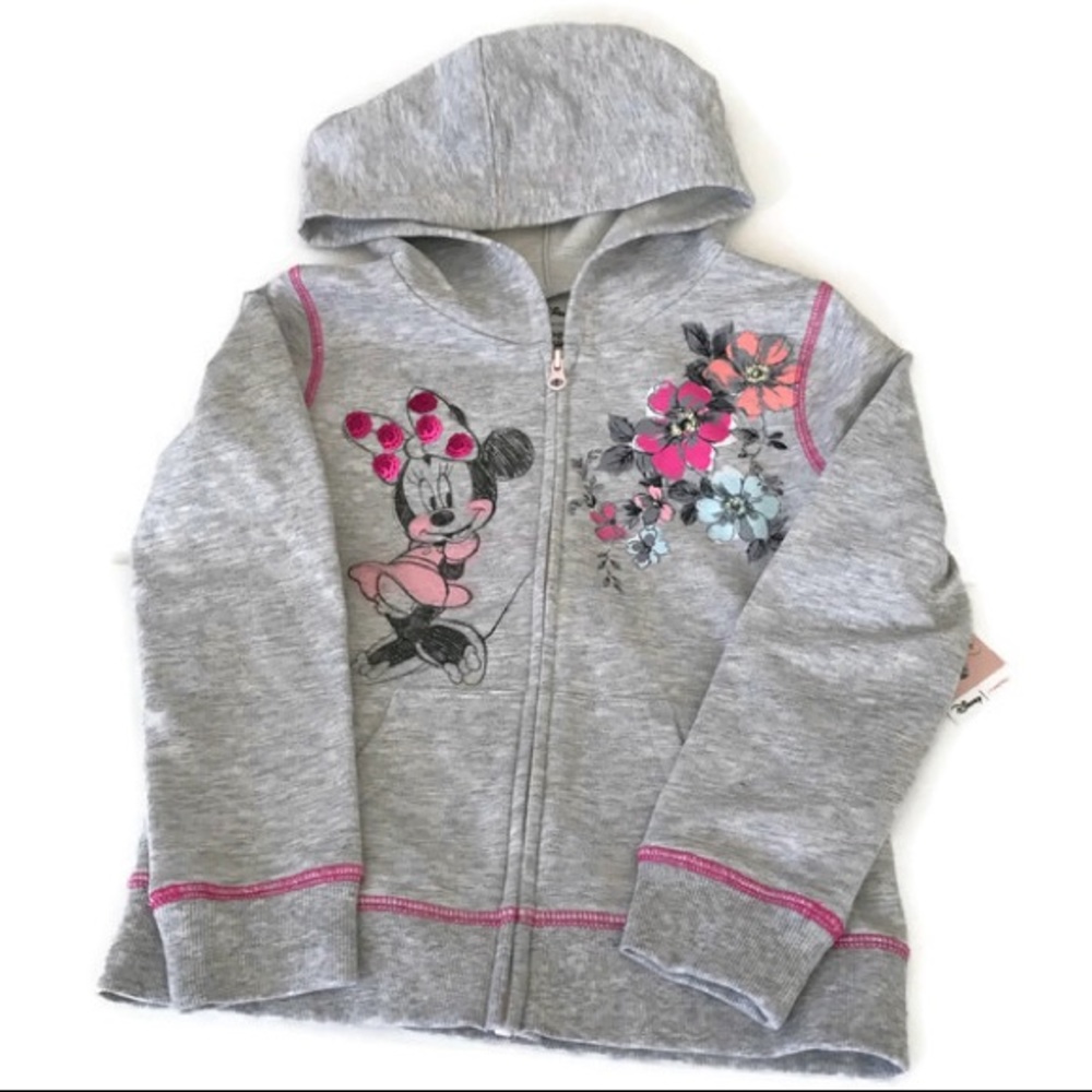 Disney Minnie Mouse floral sweatshirt size 5
